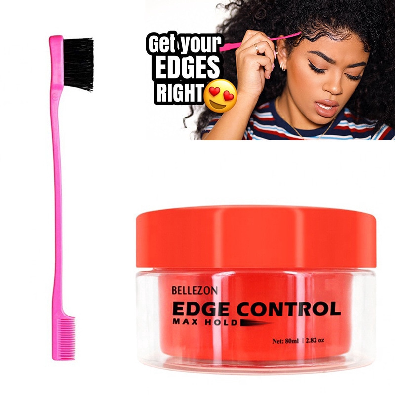 1pc Hair Edge Control Oil Wax Cream Edge Control Hair Styling Cream