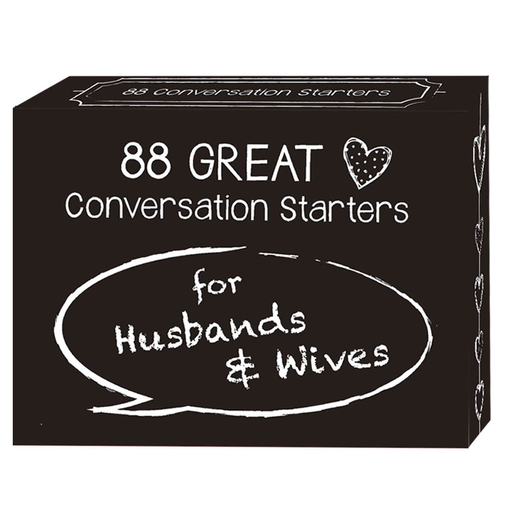 88 Great Conversation Starters For Husbands&Wives Couple Card Games |  Shopee Singapore