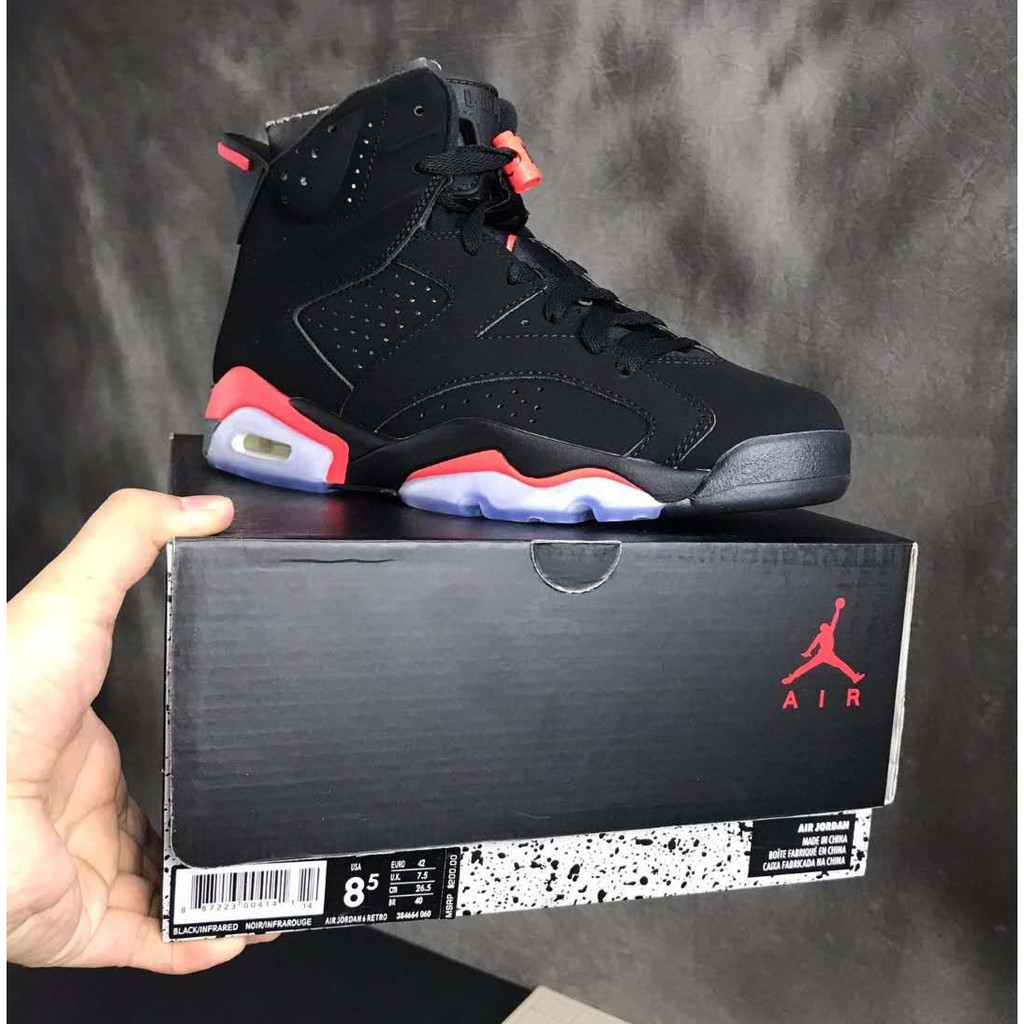 retro 6 infrared black