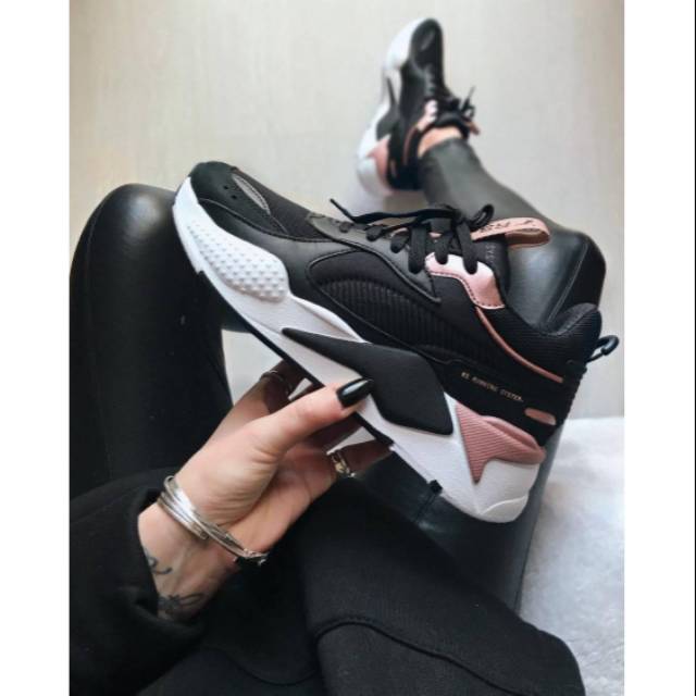 puma rsx black gold