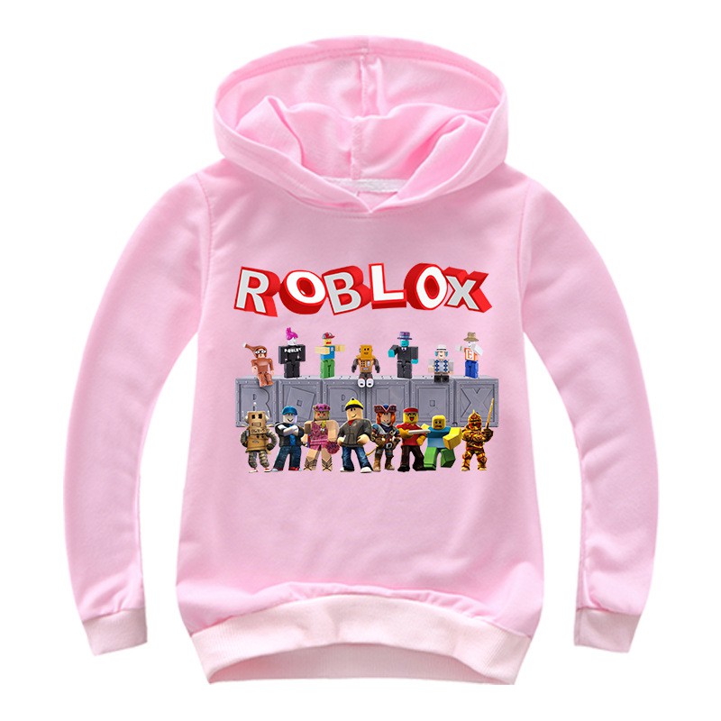 Roblox Boys Girls Kids Sweatshirt Hoodies Pants Spring Fall Casual Costumes Sets Outfits Sets - fashion top bottoms roblox set kids clothes t shirt pant boy girl suit shopee singapore