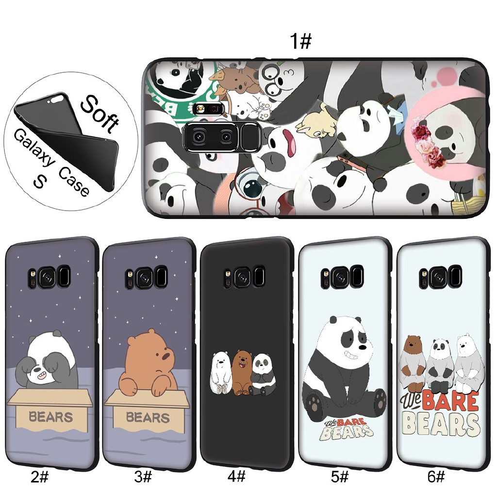 Samsung Galaxy S8 S9 Plus S7 Note 9 8 We Bare Bears cool Soft TPU Phone Case