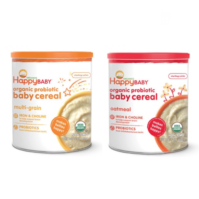 happy baby organic probiotic baby cereal