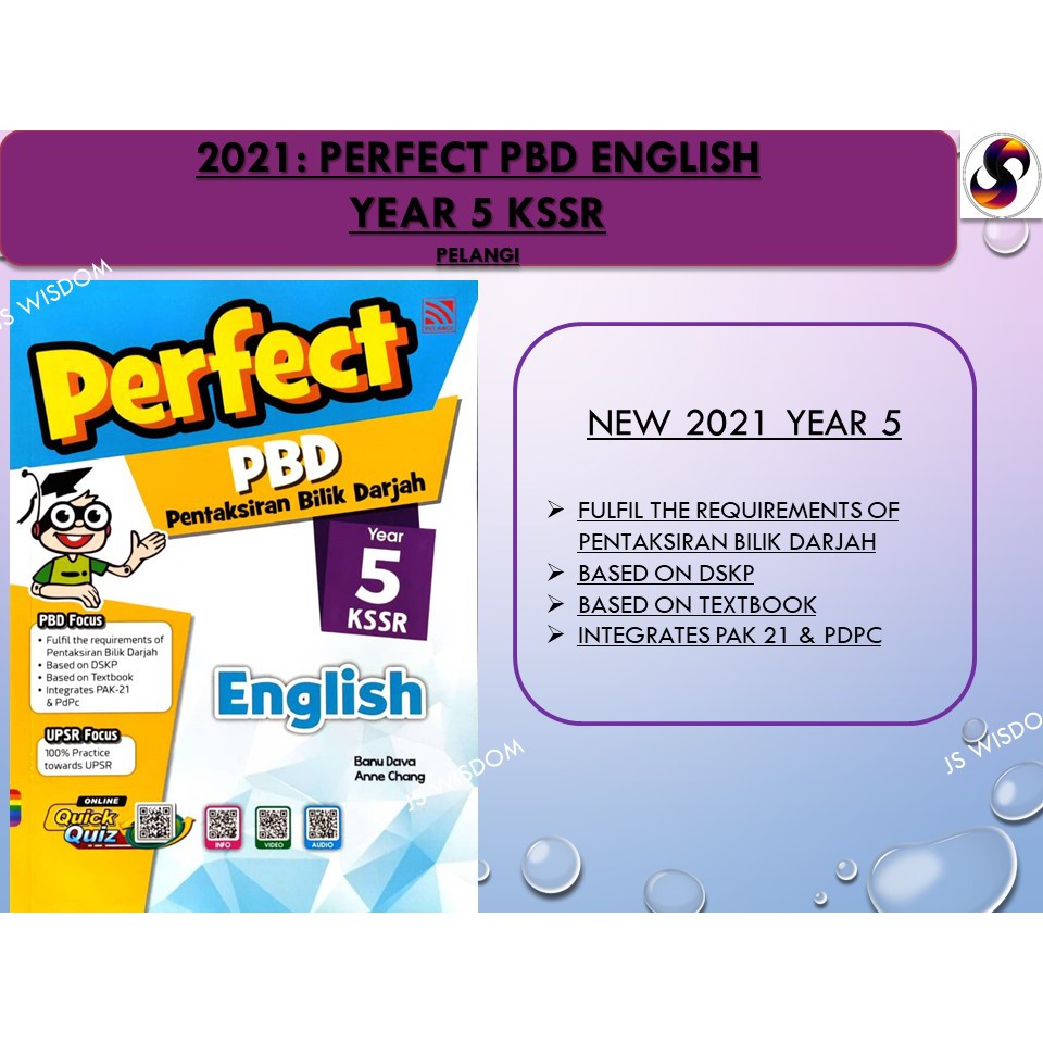 Sk 2021 Book Perfect Pbd Year 5 Kssr English Rainbow Publisher Year 5 Shopee Singapore