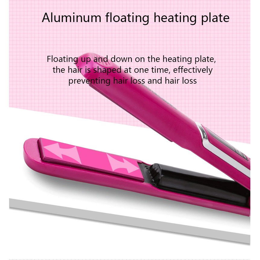 Rechargeable wireless portable 2-IN-1 small electric splint hair  straightener curling iron curling iron | Shopee Singapore