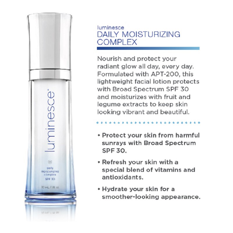 luminesce daily moisturizing complex