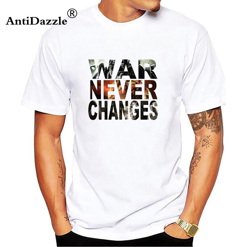 War War Never Changes Men Tees T Shirt Fallout 4 Video Game Gaming Bethesda Shopee Singapore