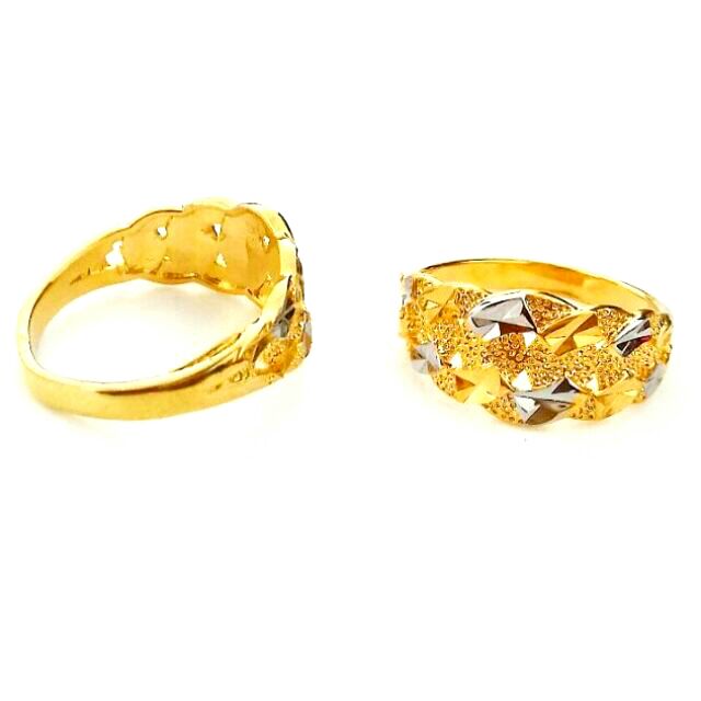 Sajat Design 916 Gold Korea 24k Ring Shopee Singapore