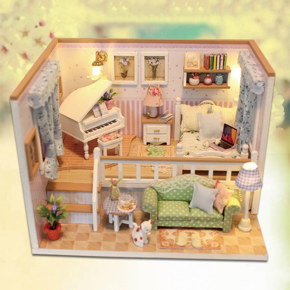 6 diy miniature dollhouse rooms
