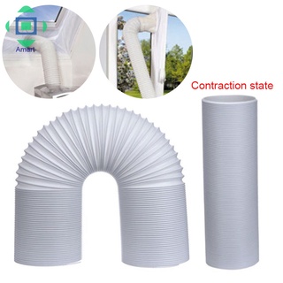 1.5M/2M Flexible Air Conditioner Exhaust Pipe Vent Hose Duct Outlet 130/150mm