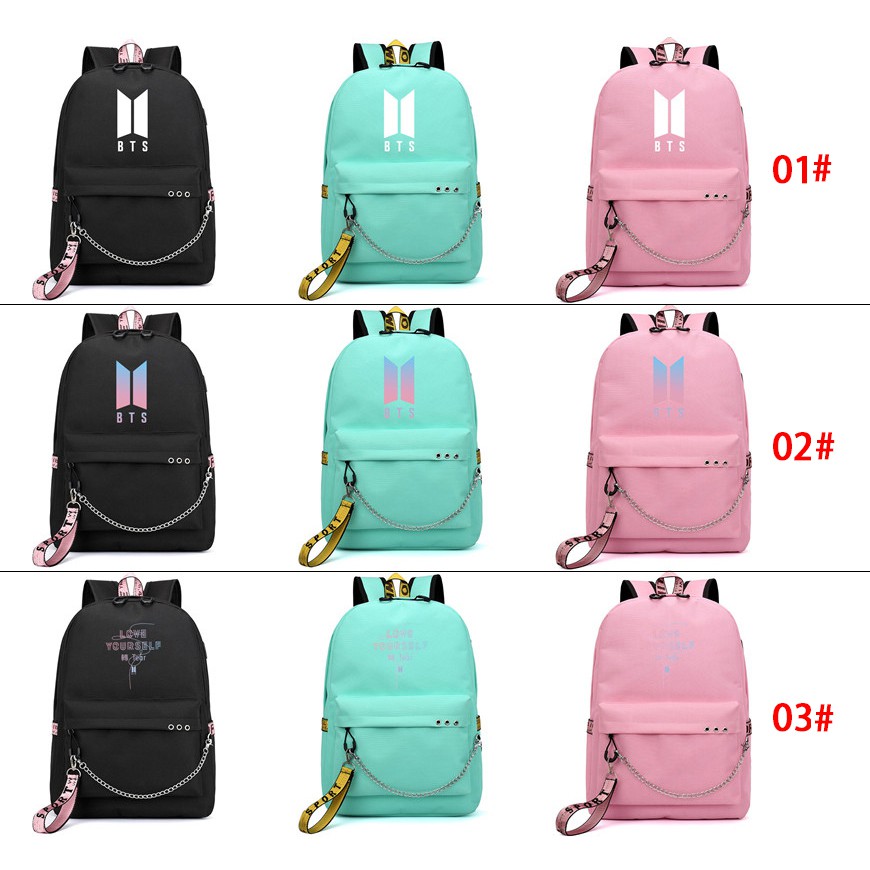 bts backpack with charger