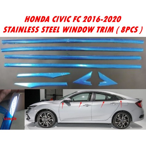 2016 honda civic window trim