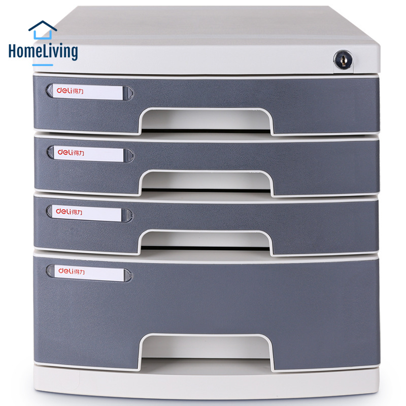 Desktop File Cabinet With Lock Hard Plastic Data Cabinet Drawer File Cabinet Shopee Singapore