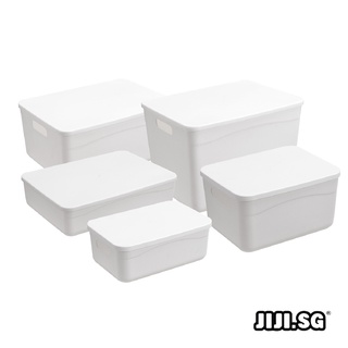 (JIJI.SG) CHANTAE Stackable Storage Box / Cover / Container / Organiser