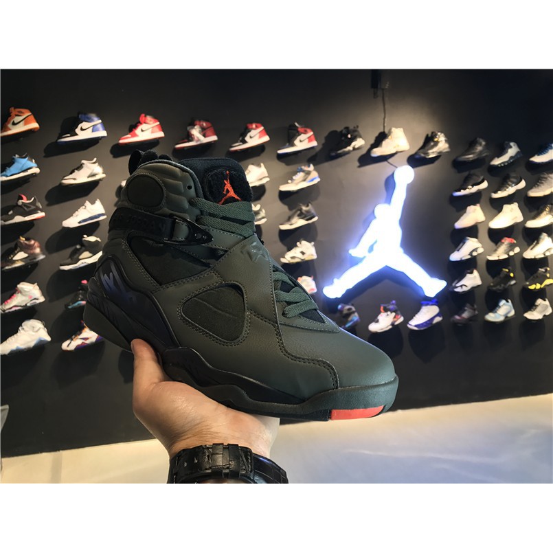 army green jordan 8