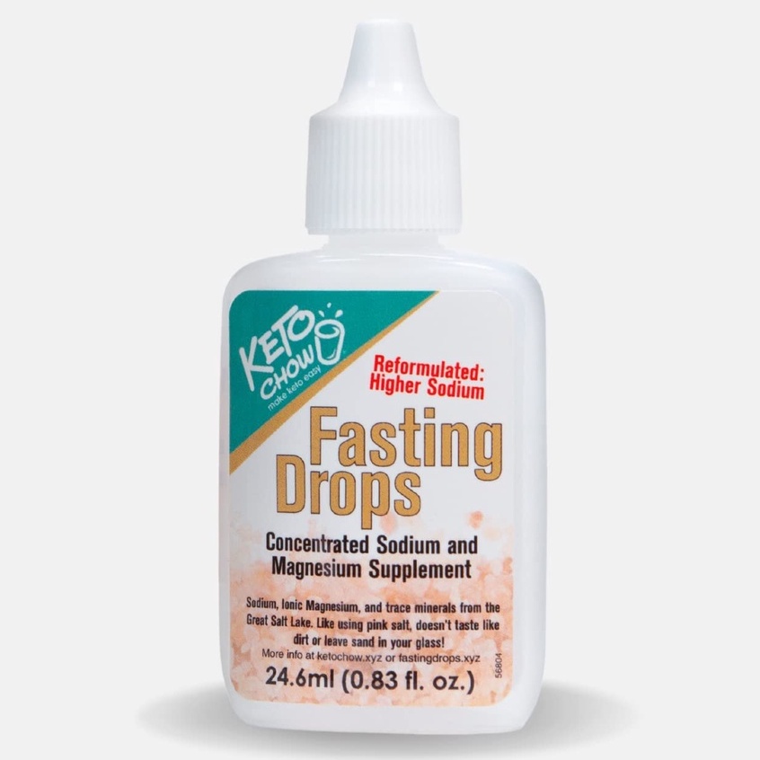 Keto Chow Fasting Drops Designed to Provide The Sodium and