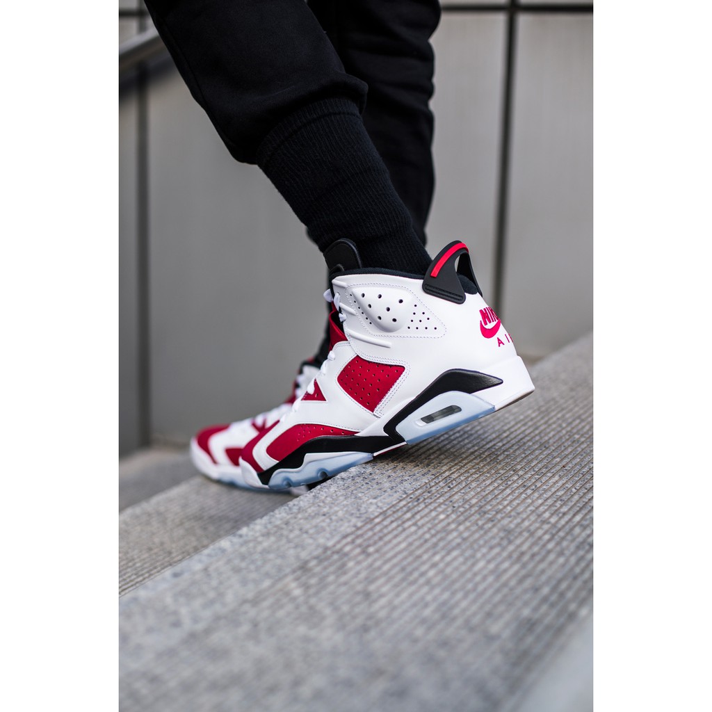 air jordan 6 white red