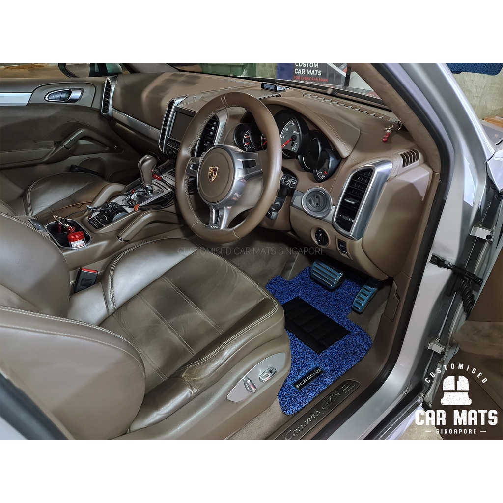 Porsche Cayenne (2011 to 2018) (2nd Generation) Basic Drips Car Mats - Floor Mat - Carpet - Car Mat