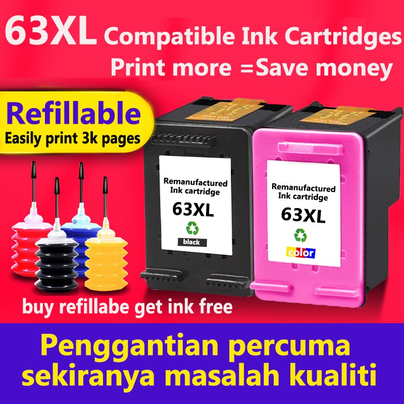 hp xl 63 ink cartridge