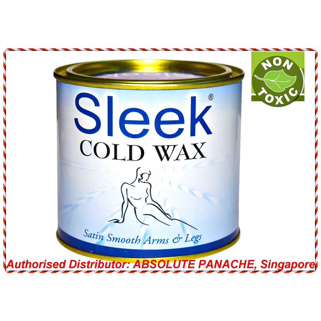 Sleek Hair Removing Depilatory Wax Cold Wax For Satin Smooth Skin