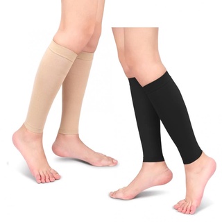 1 Pair Women and Men Calf Compression Socks To Prevent Varicose Veins / Comfortable Breathable Soft Cotton Calf Pain Relief Sports Socks / Travel Calf Fingerless Support Socks