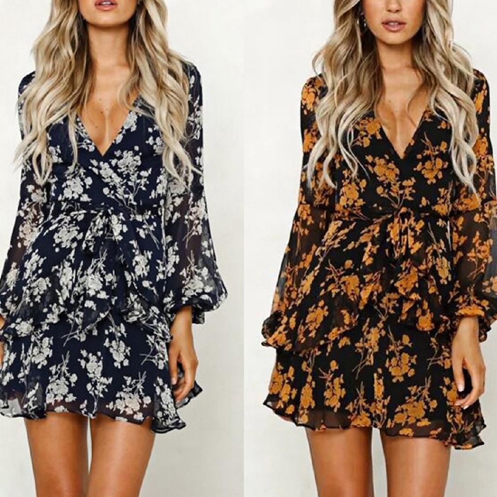 long floral sundress