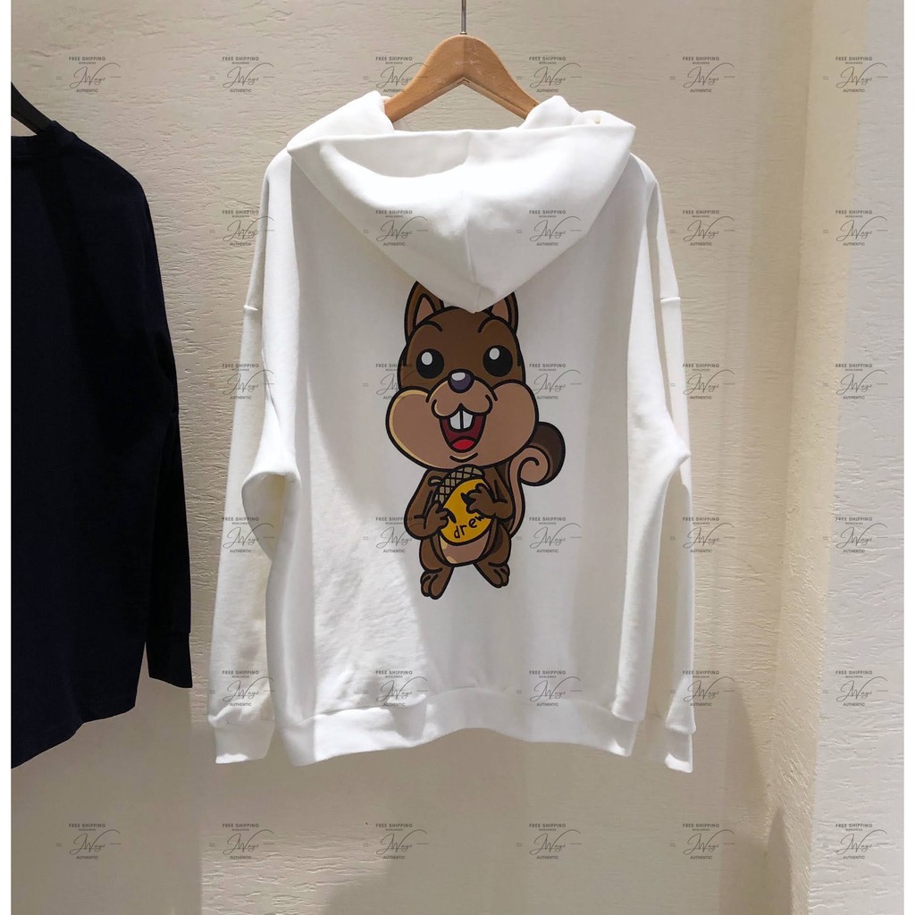 Drew House Squirrel Zip Up Hoodie Off White | islamiyyat.com