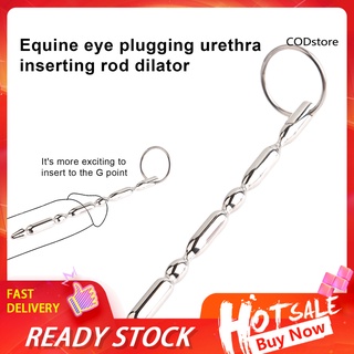 CR*Urethral Tube Rod Easy to Use Minimalistic Metal Penis Plug Male Sex Catheter for Hotel