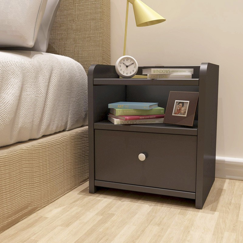 Harlowton modern minimalist bedside  table mini bedside  