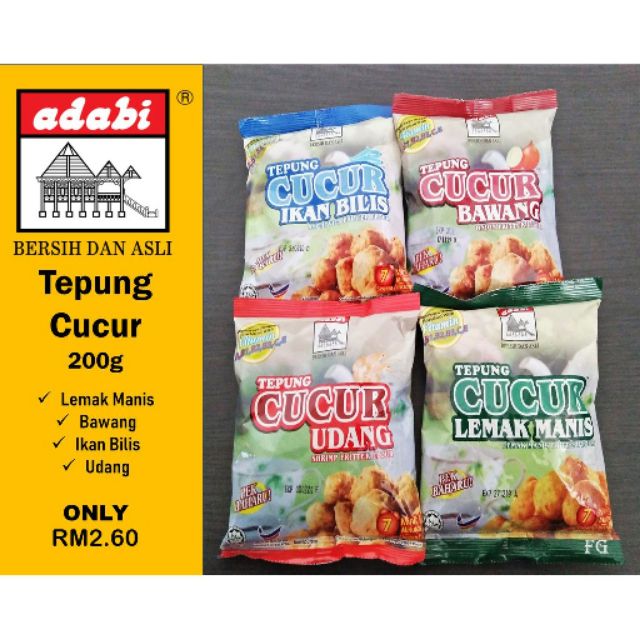 Adabi Cucur Flour 200g Shopee Singapore