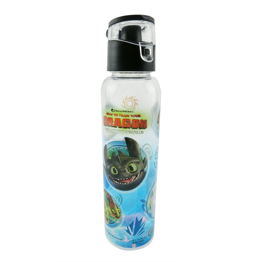 How To Train Your Dragon Flip Up Water Bottle (590ml) Shopee Singapore