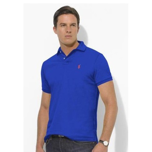 orange and blue ralph lauren shirt