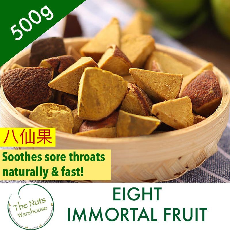 Eight Immortal Fruit 500g/ Ba Xian Guo heals sore throat soothing good