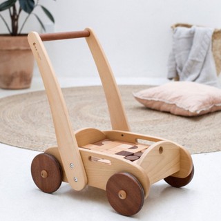 wooden cart toy