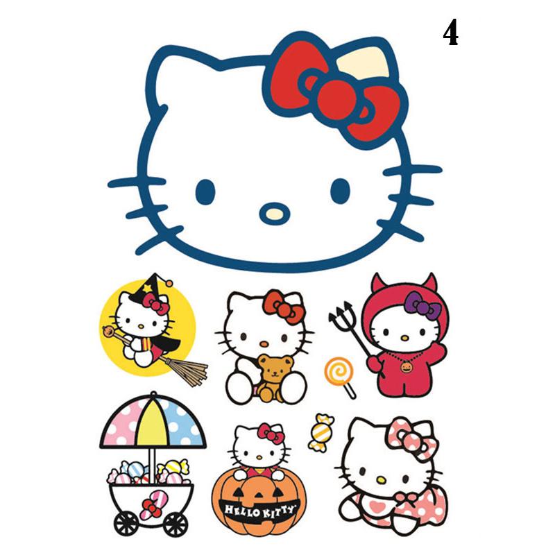 Big Size Hello  Kitty  Cartoon Waterproof Stickers  for 