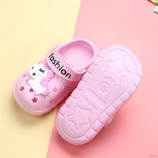 [SKIC]Summer Kids Girl Boy Cartoon Print Closed-Toe Sandals Children Beach Slipper #4