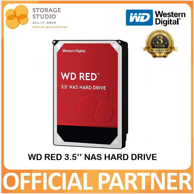 Wd Red 3 5 Nas Hard Drive 10tb 8tb 6tb 4tb 3tb 2tb 1tb Local Warranty 3 Years Wd Official Partner Shopee Singapore