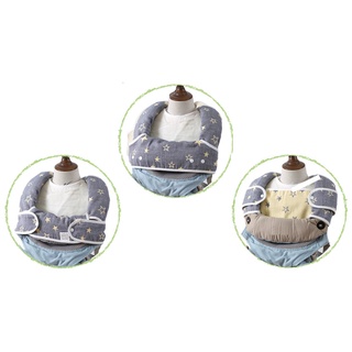 (3-Pc) 100% Muslin Cotton Baby Drool Pad and Bib Infant Teething Pads Baby Carrier Teething Pads Baby Carrier Pads #8