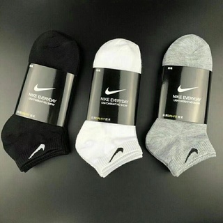 Logo Socks Short Ankle Socks Sports Black/white/gray