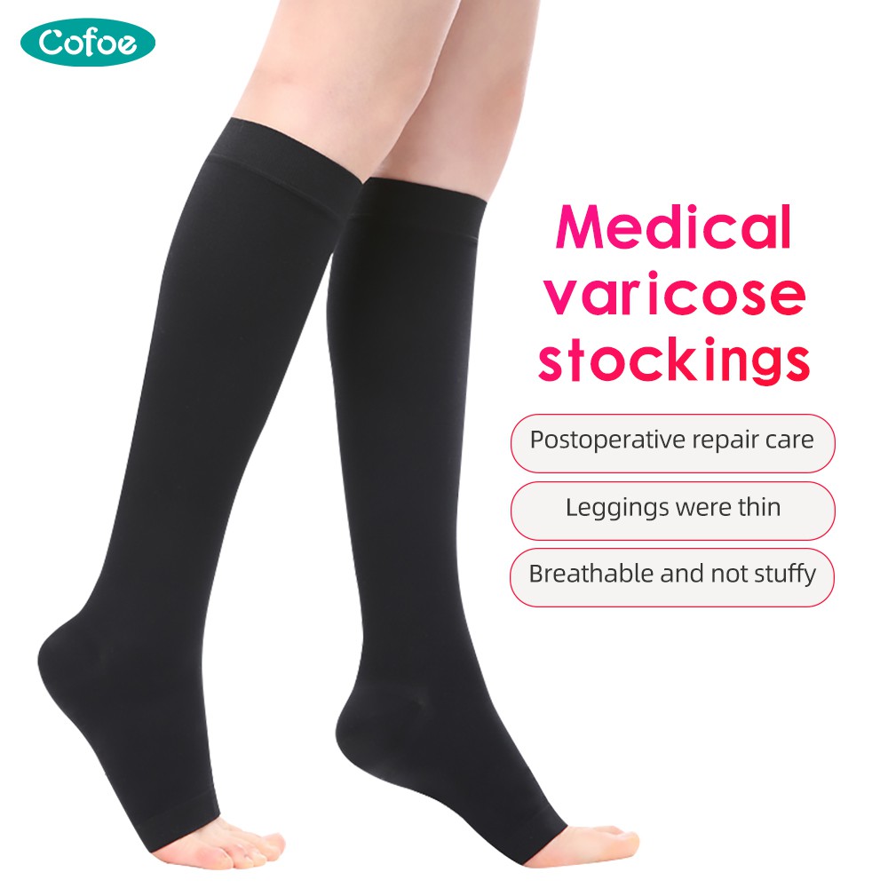 Cofoe Medical Varicose Veins Socks Compression Elastic Anti-thrombosis ...