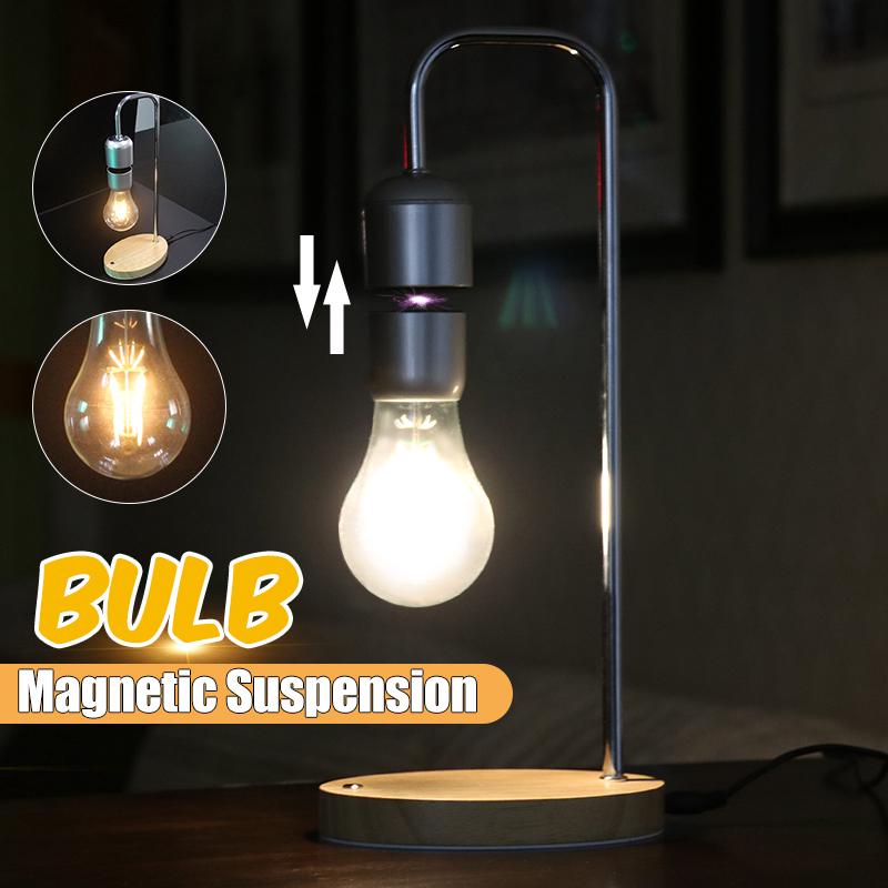 Lamp Magnetic Levitating Floating Bulb Desk Lamp Room Decor Night