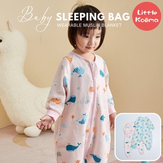 Newborn 0-6M Baby Nightgowns Long Sleeve Sleeping Bags Hat 2pcs Rainbow Sleeper Gown Take Home Outfit Blanket Sleepwear 