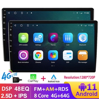 TS18 Octa Core 1.6gHz Android Car Radio Stereo Bluetooth 2Din Multimedia MP5 Player Support Carplay /4G SIM Card/DSP/AM FM/GPS/WIFI