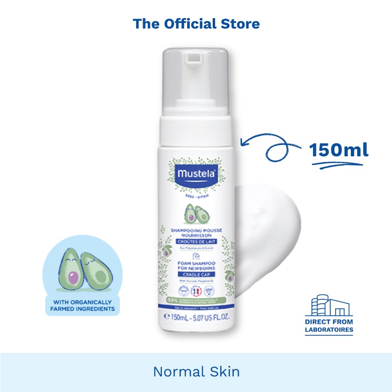Mustela Foam Shampoo for Newborns 150ml for Cradle Cap (exp 11/2024