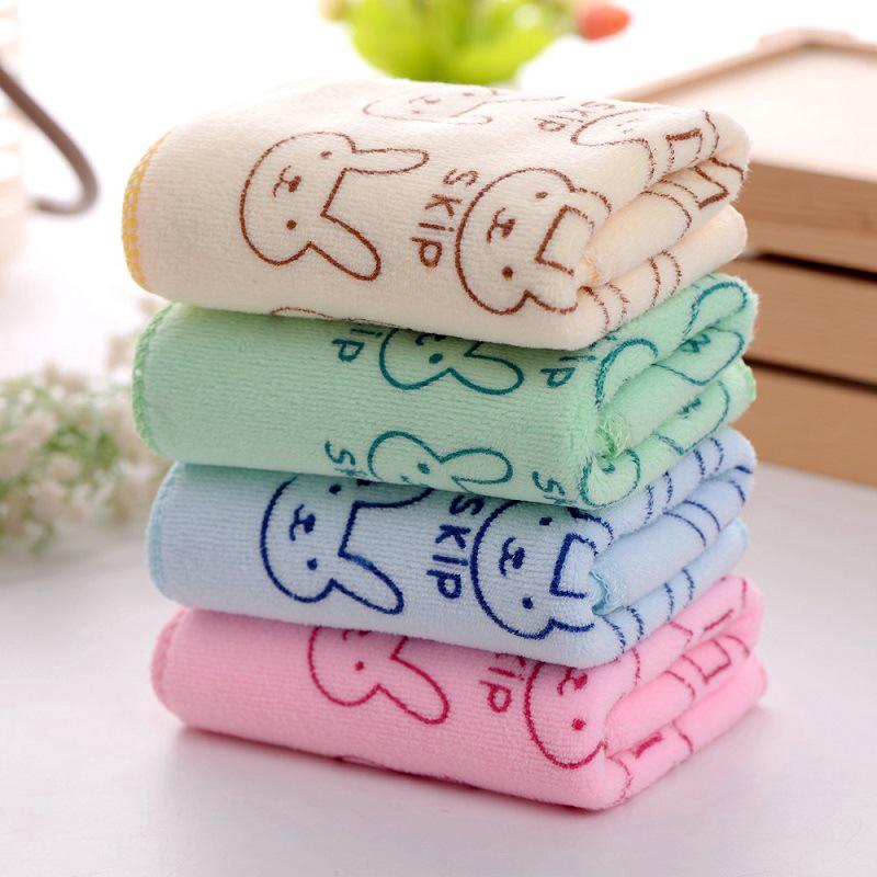 Baby Kids Cute Washcloth Towel Absorbent Drying Bath Face Towel