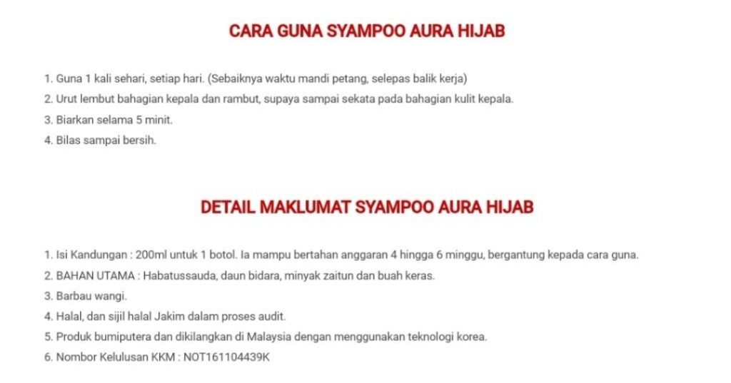 350ml Aurahijab Shampoo Conditioner With Perfume Aura Hijab Shopee Singapore