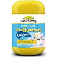 100% Genuine Nature's Way Kids  Smart Vita Gummies Calcium + Vit D (60)