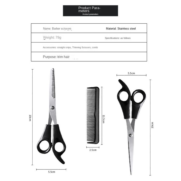 pet trimming Hair Cutting Scissors Hair clipper set | Shopee Singapore