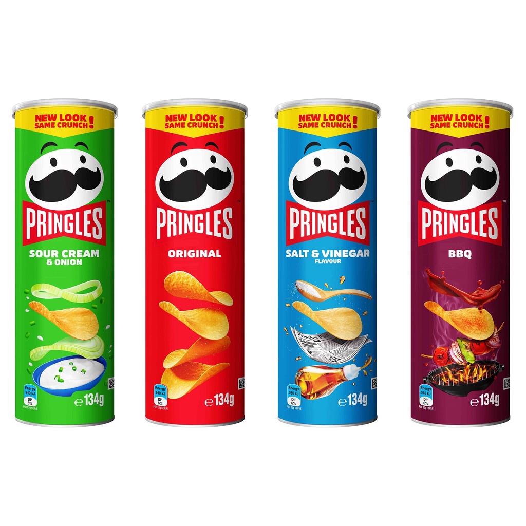 PRINGLES -ASSORTED FLAVOURS- (107g) | Shopee Singapore