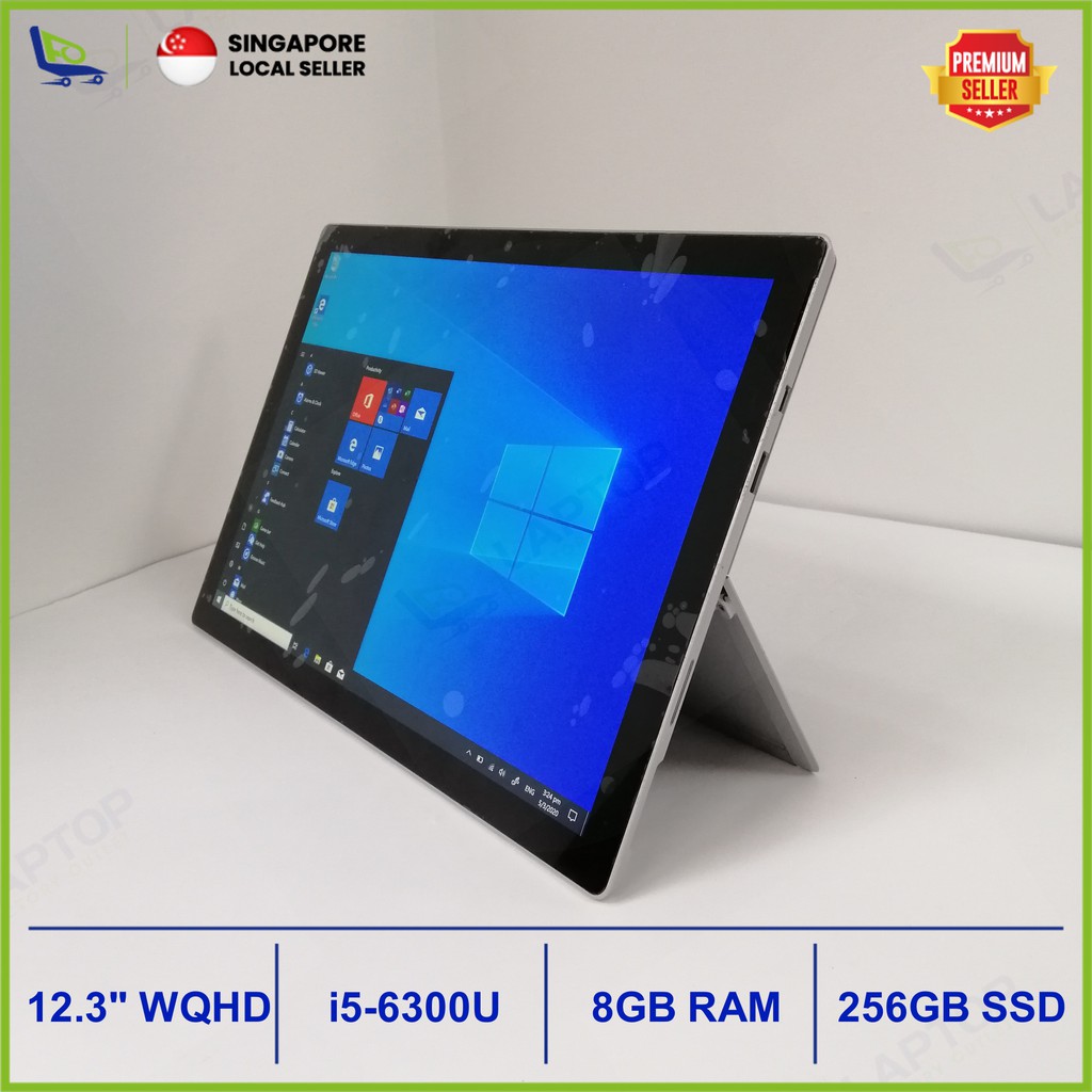 Microsoft Surface Pro 4 I5 6 8gb 256gb Premium Preowned Shopee Singapore
